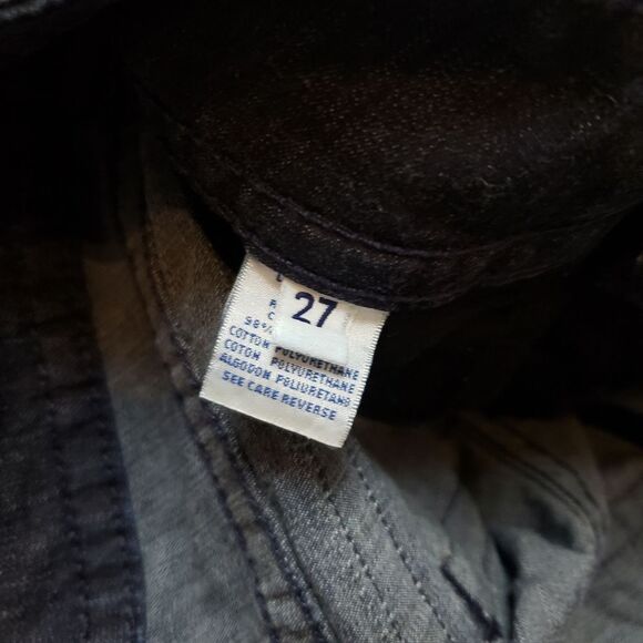 HUDSON Blue Wide Leg Flare Jeans made in USA size 27 dark wash - Picture 10 of 16